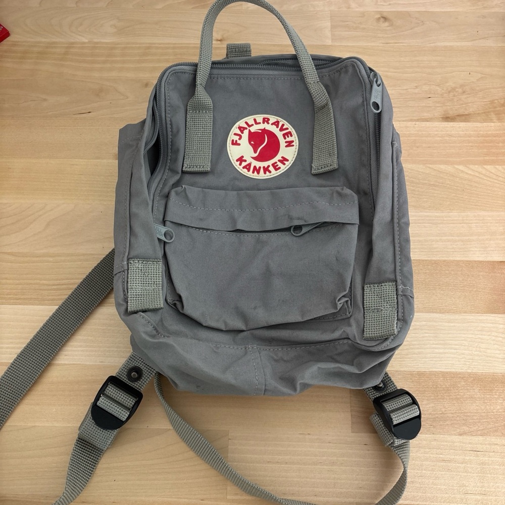 Fjallraven Kånken Gray Backpack - Picture 2 of 12